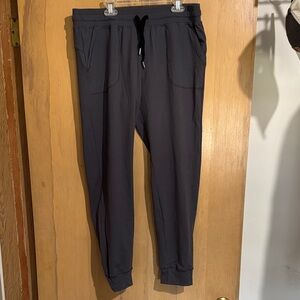 Stylish Gray Joggers with Drawstring